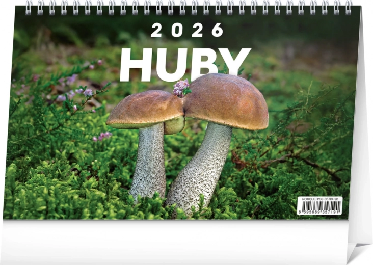 Stolový kalendár Huby 2026