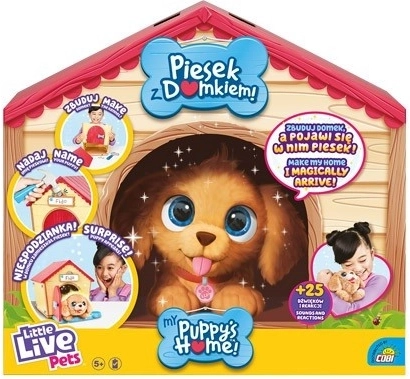 Interaktívny maskot Little Live Pets s domčekom