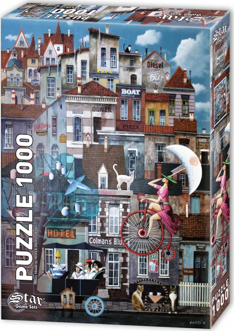 Puzzle Mesto Nálad 1000 Dielikov