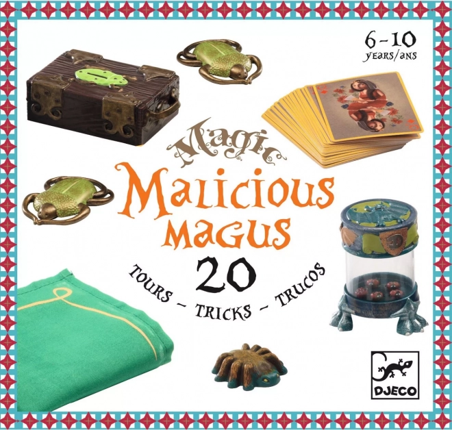 Djeco Magický čarodejník - súprava 20 trikov