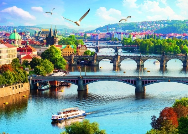 Krásny pohľad na Prahu
