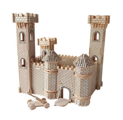 Drevené 3D Puzzle Lietadlová Loď