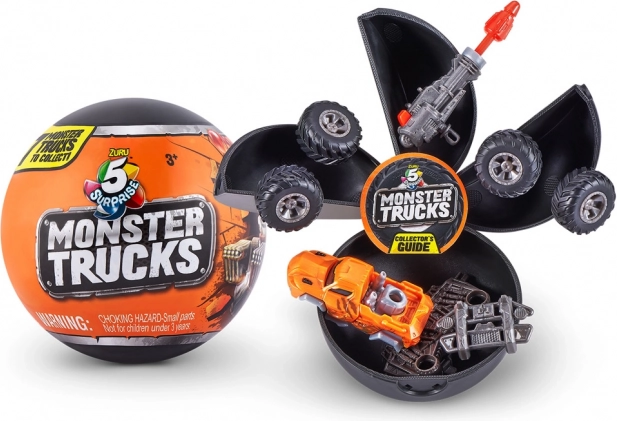 5 SURPRISE Monster Trucks – zberateľská kapsula s prekvapením