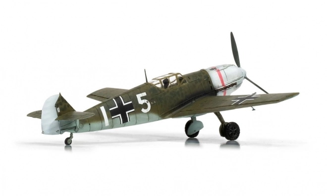 Model plastového lietadla Messerschmitt Bf109E-4 v mierke 1/72