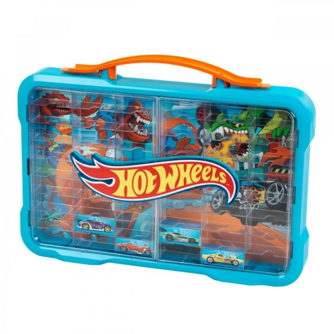 Vitrína s osvetlením pre zberateľov Hot Wheels