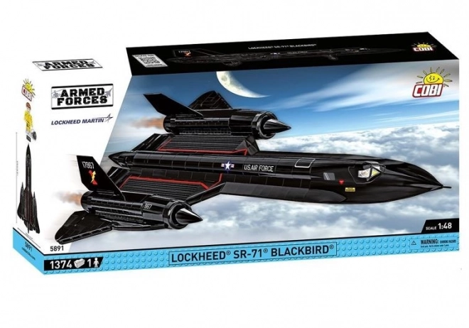 Kocky lietadlo Lockheed SR-71 1374 dielikov