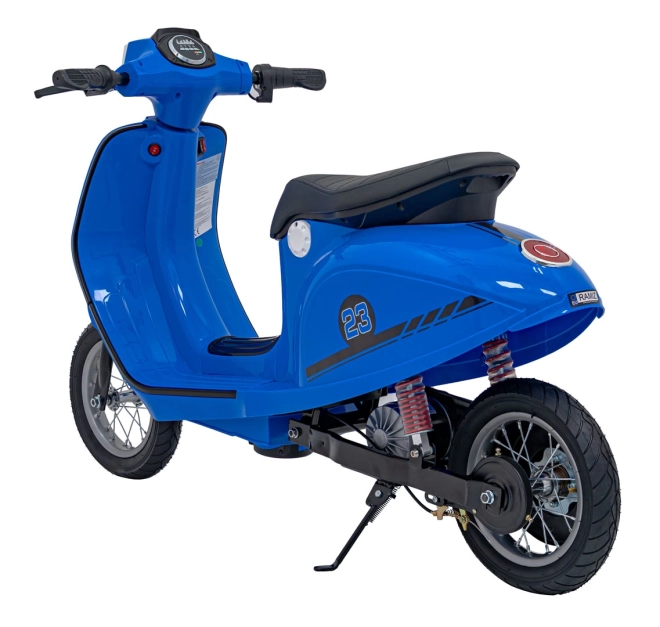 Retro skúter modrý