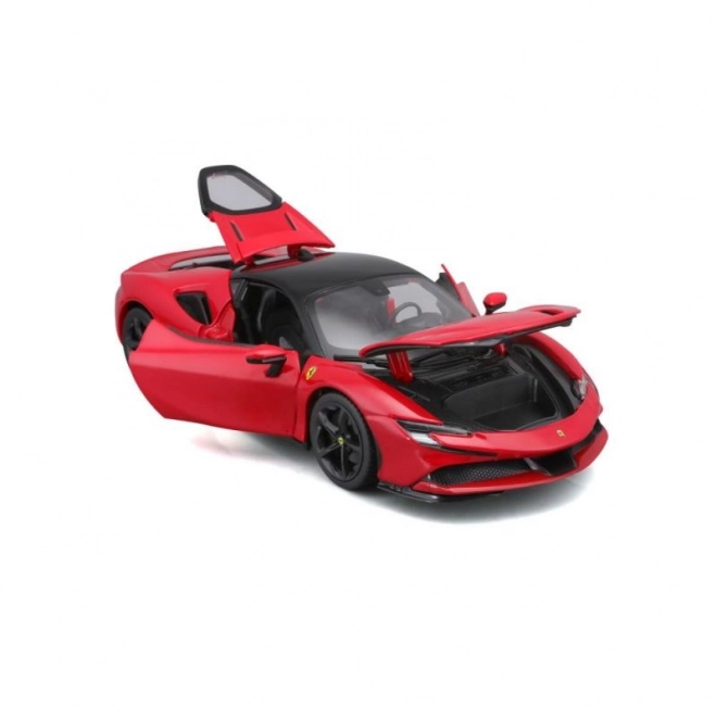 Ferrari SF90 Stradale červené kovové autíčko