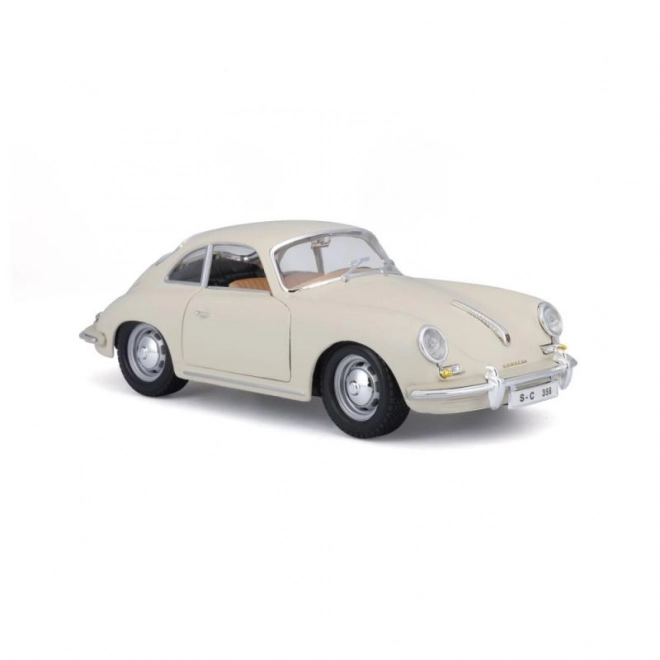 Kovový model Porsche 356B Coupe (1961) Ivory v mierke 1:24