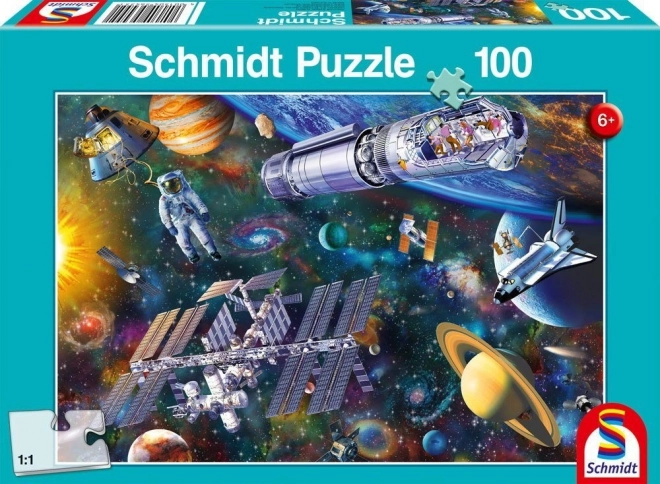 Schmidt puzzle Vesmírna zábava 100 dielikov