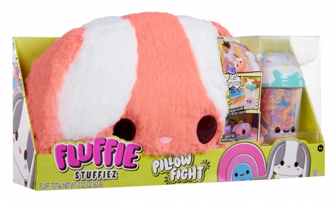 Vankúšik Fluffie Stuffiez Pillow Fight, Zajac