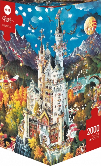 Puzzle Bavorsko 2000 dielikov