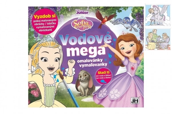 Vodové mega omaľovánky Maľuj vodou! Sofie Prvá