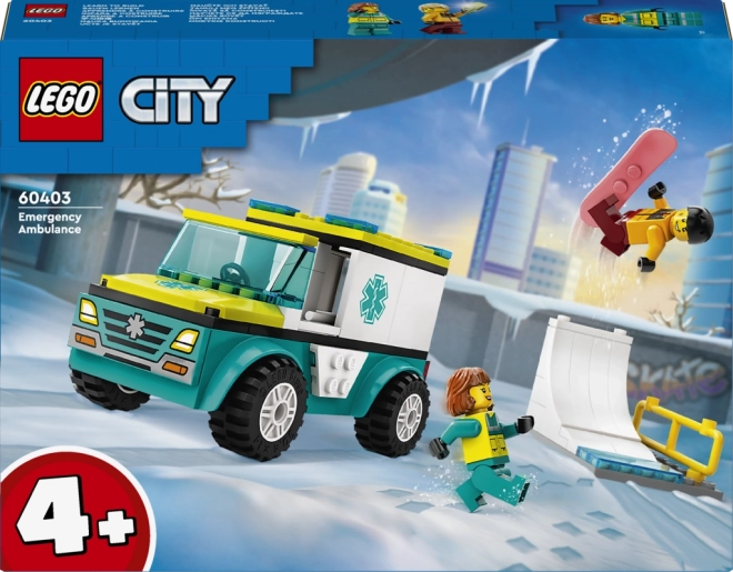 LEGO City Sanitka a Snowboardista