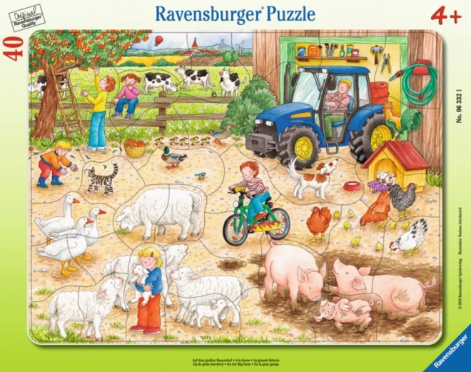 Ravensburger Puzzle Na Veľkom Statku 40 Dielikov