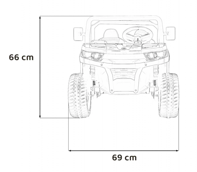 Farmer Truck Speed 900 Červená