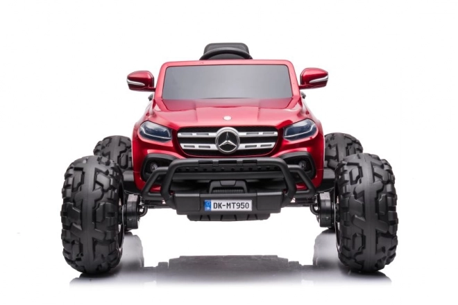 Auto na akumulátor Mercedes 4x4 červené lakované