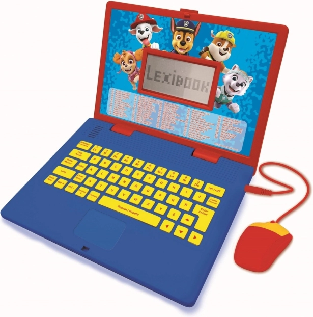 Tlapková patrola vzdelávací notebook trojjazyčné UA/ENG/EN 186 aktivít