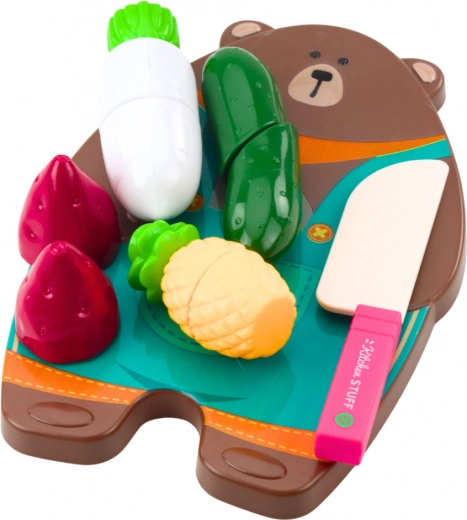 Farebná sada zeleniny na učenie a hru