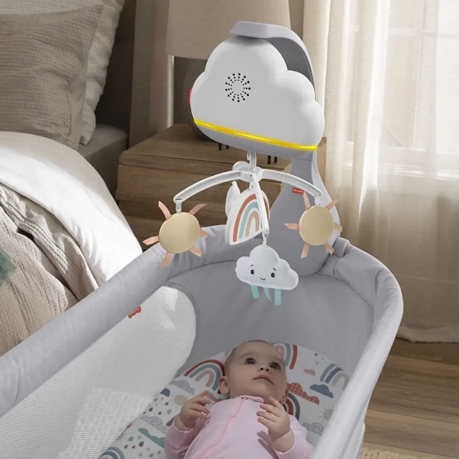 Kolotoč Fisher-Price nad postieľku - Dážď s dúhou