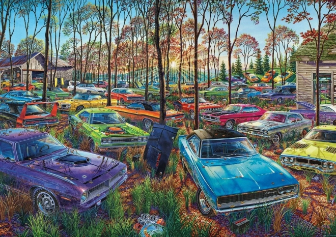 Puzzle Autovrakovisko 1000 dielikov