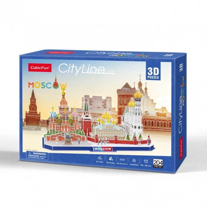 Puzzle 3D City Line Moskov