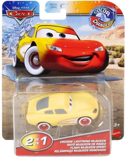 Pohyblivé autá s funkciou zmeny farby Cruisin McQueen