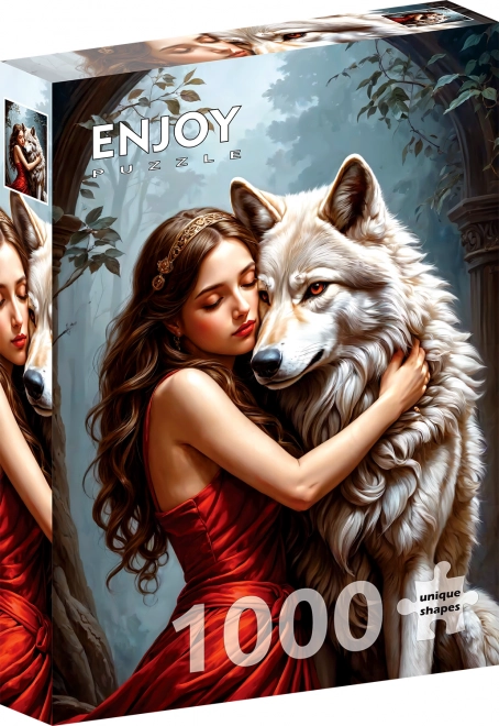 Puzzle Dáma a Vlk 1000 Dielikov
