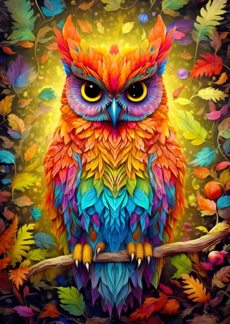 Puzzle Jesenná sova 1000 dielikov