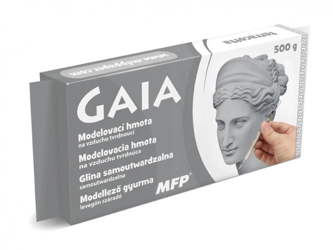 Modelovacia hmota Gaia šedá 500g