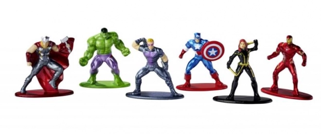 Kovové figúrky Avengers sada 6ks 4cm