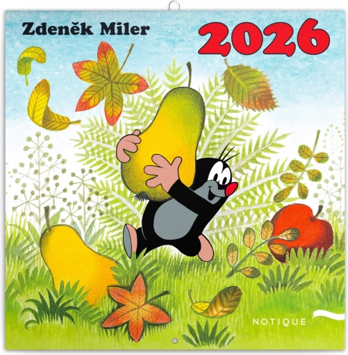 Poznámkový kalendár Krteček 2026