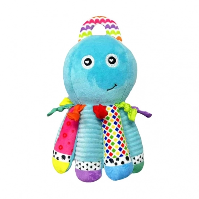 Sensoryčná plyšová chobotnica 18 cm