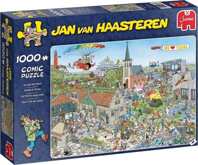 Jumbo Puzzle Let Nad Ostrovom 1000 Dielikov