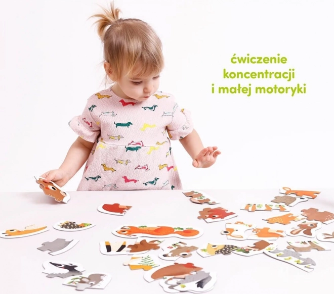 CzuCzu: Puzzle postupné zvieratká v lese 2+