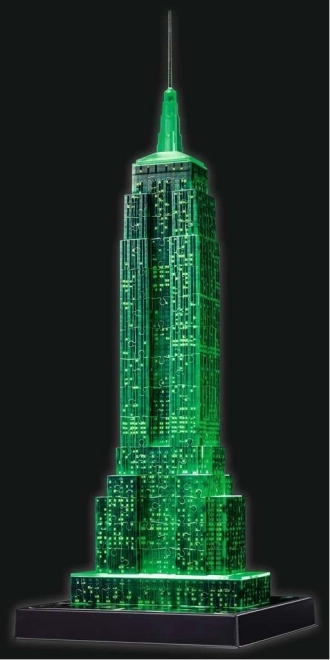 Svietiace 3D Puzzle Nočná Edícia Empire State Building