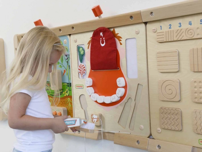 Hygiena ústnej dutiny - montessori nástenná tabuľa