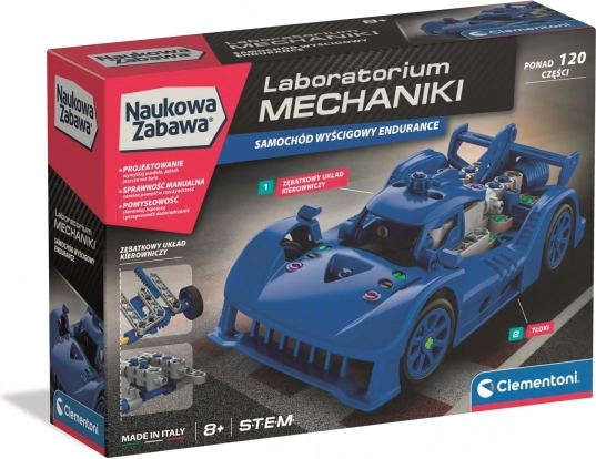 Laboratórium mechaniky – vytrvalostné pretekárske auto CLEMENTONI