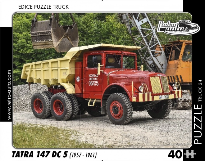 Retro puzzle Tatra 147 DC