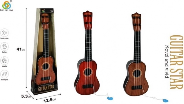 Detská gitara so 4 strunami