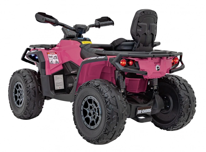 Ružová štvorkolka Can-Am Outlander ATV
