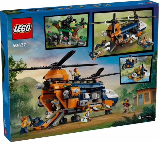 Lego City Helikoptéra Džungľových Bádateľov