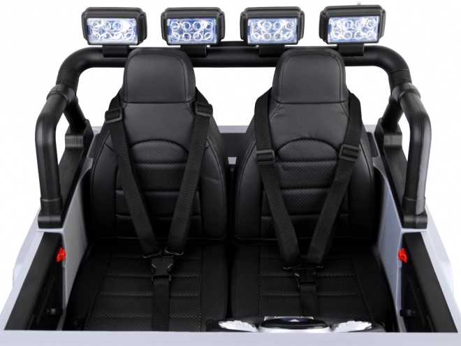 Detské elektrické auto Toyota Land Cruiser – Šedá