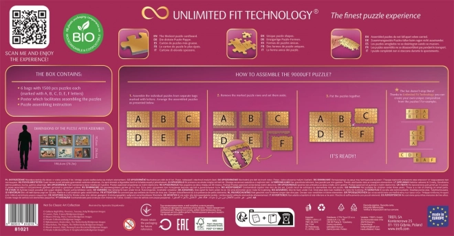 Umenie v puzzle - 9000 dielikov