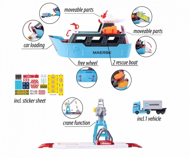 Maersk set s jedným vozidlom