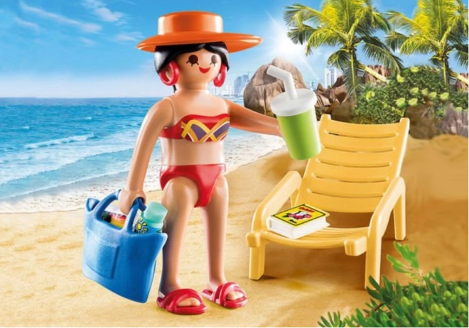 Playmobil Turistka s lehátkom