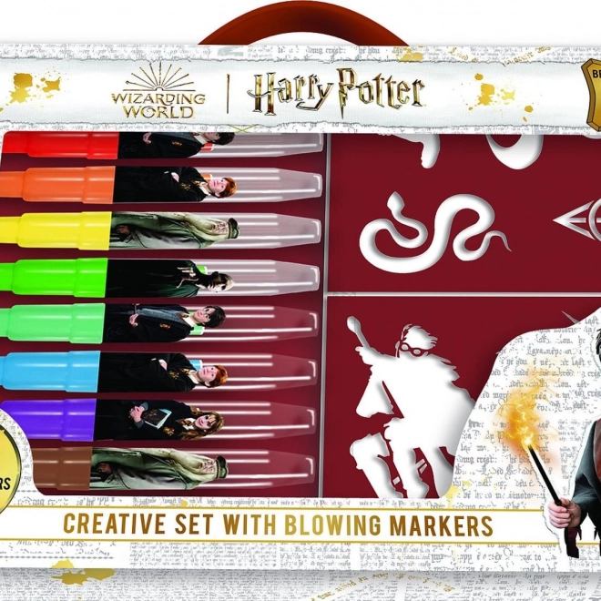 Kreatívna sada fúkacích fixov Harry Potter