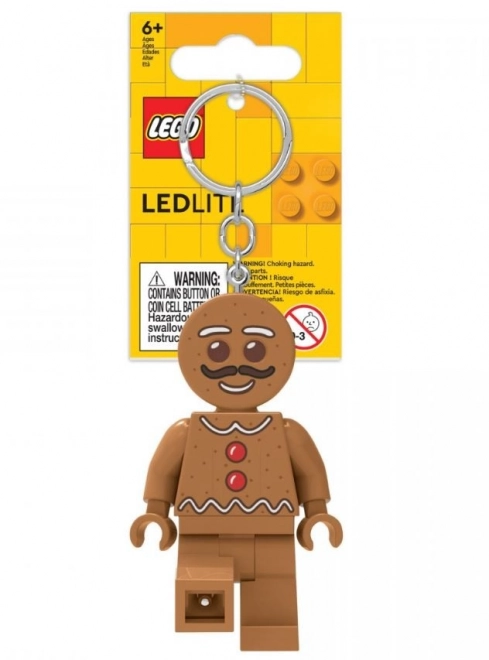 LEGO prívesok na kľúče s LED svetlom Perníčiok