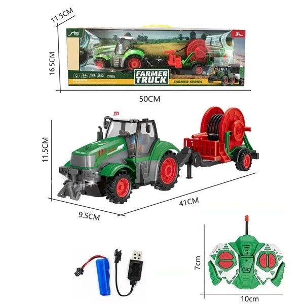 Traktor s hadicou na polievanie R/C