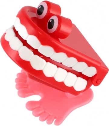 Skákacie naťahovacie zuby 5 cm, rôzne farby
